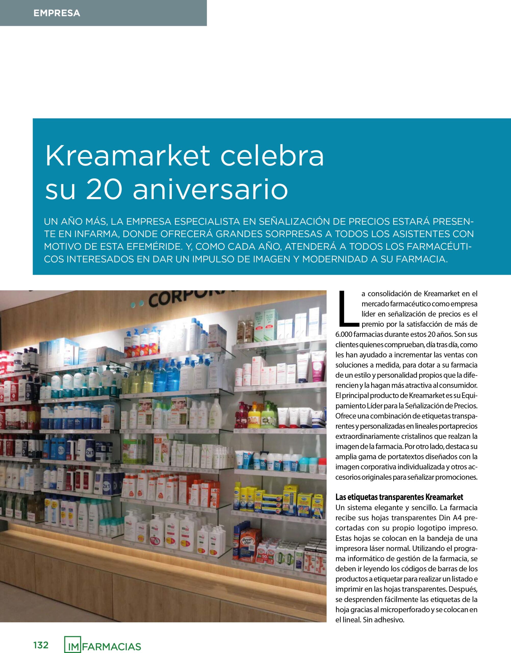 Kreamarket celebra 20 años